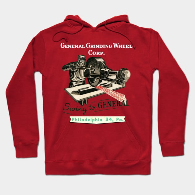 General Grinding Wheel Advert Hoodie by lavdog